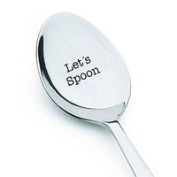 Lets Spoon - engraved spoon - best friend gifts - anniversary gift - wedding gift - engagement gift - housewarming gifts - kitchen decor - BOSTON CREATIVE COMPANY