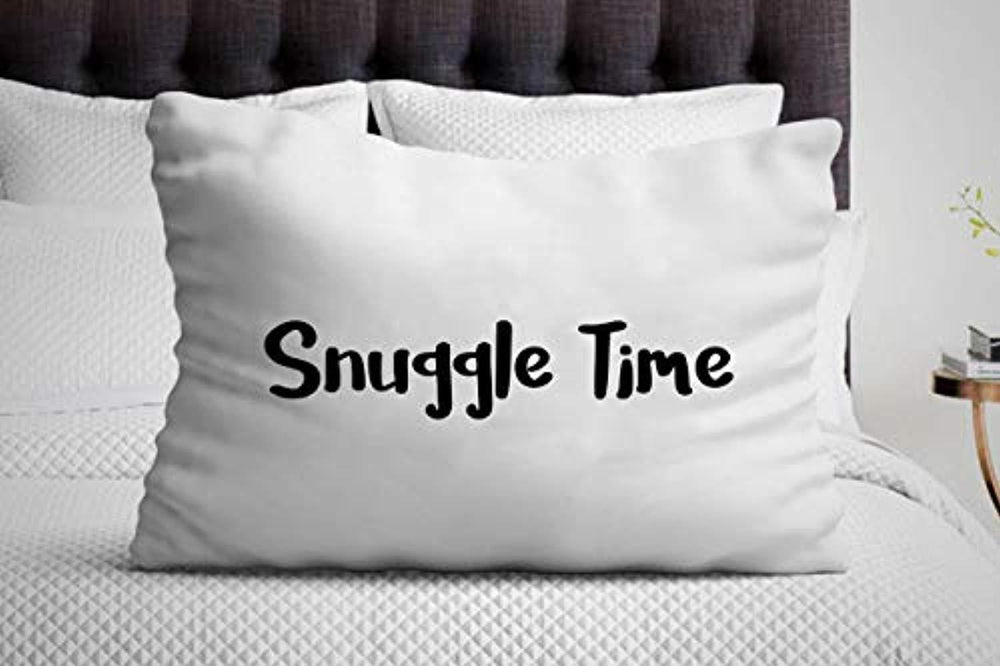 Snuggle Time Pillow Cover Gifts for Engagement| Wedding | Valentine's Day - BOSTON CREATIVE COMPANY