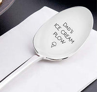 Engraved Spoon-Dad's Ice Cream Plow-Best Selling Item-Gift for Him Her - BOSTON CREATIVE COMPANY