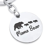 Mama Bear Keychain Sweet Family Personalized Jewelry for Mother Wife Grandma-keychains - BOSTON CREATIVE COMPANY