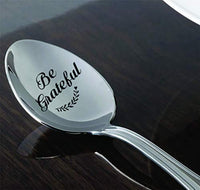 Be Grateful Engraved Spoon Gift - BOSTON CREATIVE COMPANY