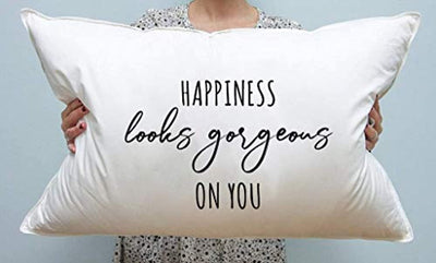 Lovable Pillow Cover Gift for Women-Unique for Girlfriend-Memorable Bridal Bedroom Decor - BOSTON CREATIVE COMPANY