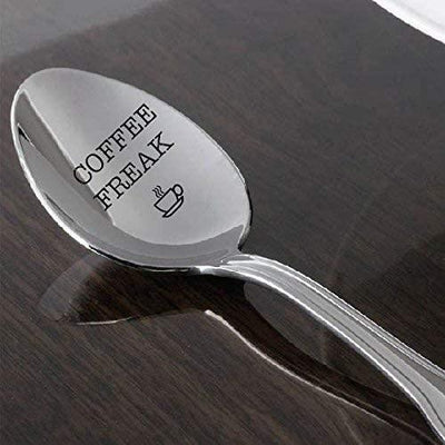 Coffee Freak spoon gift for friend Coffee Lover gifts  mom dad best ever gifts - BOSTON CREATIVE COMPANY