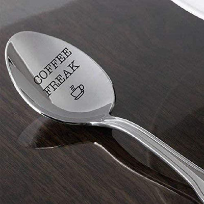 Coffee Freak spoon - Coffee Lover Gift - gifts for mom - dad gifts - Coffee station decor - BOSTON CREATIVE COMPANY