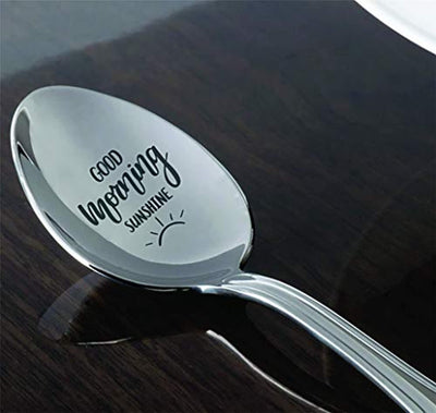 Good Morning Sunshine Engraved Spoon Gift For Men/Women - BOSTON CREATIVE COMPANY