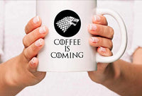 Ideas from Boston- Game of thrones winter is coming mugs, Ceramic coffee Mugs COFFEE IS COMING, GOT Gifts, Game of throne party decoration, Best Coffee Mugs. - BOSTON CREATIVE COMPANY