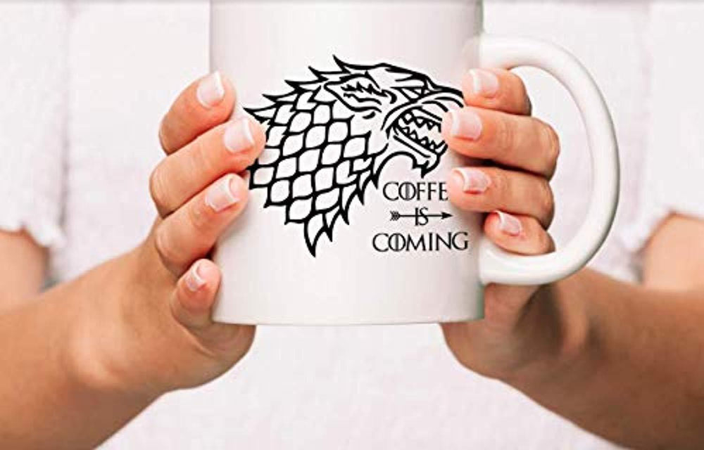 Coffee Is Coming Coffee Mugs For  Game of Thrones Lovers - BOSTON CREATIVE COMPANY