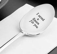 I Saved A Spoon For You-Engraved Spoons-Stainless Steel-Customized-Varied Variety-High Polish-Collections for Food Lover-International Quality- Eat Healthy-Love Quotes#SP_035 - BOSTON CREATIVE COMPANY