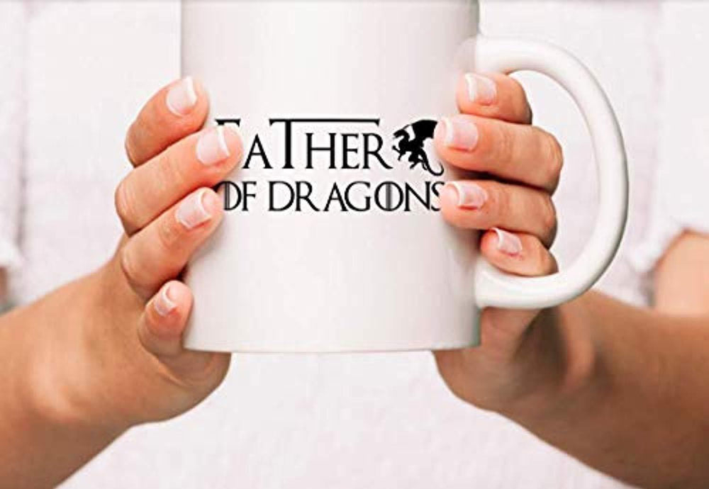 Father Of Dragons Coffee Mugs | Game of Thrones Lovers Gift Cups | Funny Gifts to Friends |  Ceramic Coffee Mugs To Fathers - BOSTON CREATIVE COMPANY