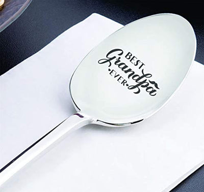 Best Grandpa ever Engraved Spoon Gift - BOSTON CREATIVE COMPANY