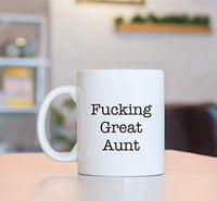 Coffee Mugs Gift For Aunt - Fucking great Aunt Mug For Birthday / Christmas - BOSTON CREATIVE COMPANY