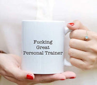 Best Personal Trainer, Gift For PT, Funny Proposals, Mugs for Personal Trainer, Ceramic Coffee Cups for Trainer - BOSTON CREATIVE COMPANY