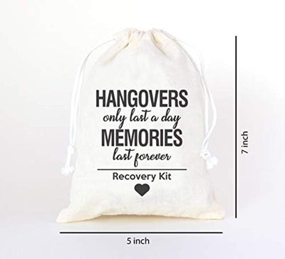 FENGRISE 10pcs I Regret Nothing Hangover Kit Bags Wedding Favors Gifts –  The Eileen Alder Company
