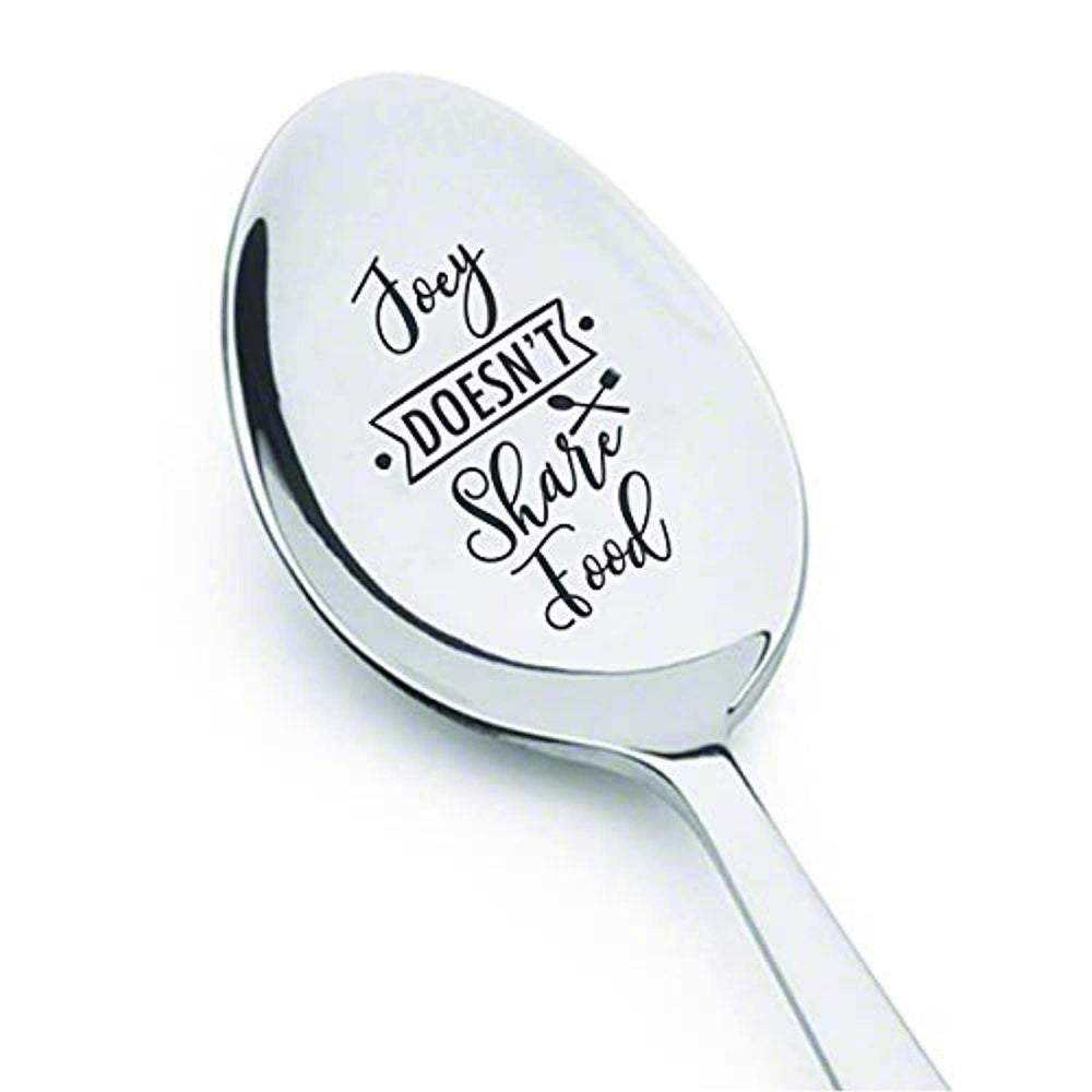 Best Friend Funny Christmas Gift for Boy/Girl | Unique Engraved Spoon Gift | BFF Gift | Best Friend Forever | Brother Sister Gift Memory Gift - BOSTON CREATIVE COMPANY