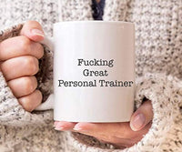 Best Personal Trainer, Gift For PT, Funny Proposals, Mugs for Personal Trainer, Ceramic Coffee Cups for Trainer - BOSTON CREATIVE COMPANY