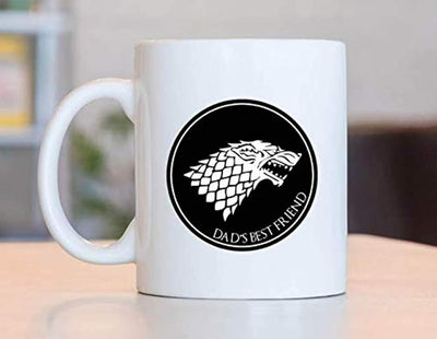 Ideas from Boston- Game of thrones mugs, Ceramic coffee Mugs DAD’S BEST FRIEND, GOT Gifts, Game of throne party decoration, Best Coffee Mugs - BOSTON CREATIVE COMPANY