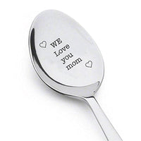 Customizable Coffee Spoon Children's names Serving Spoon-Mother's Personalized Spoon Message of Choice - BOSTON CREATIVE COMPANY