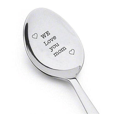 We love you mom Coffee Spoon  Mothers day Gift gift for mom - BOSTON CREATIVE COMPANY