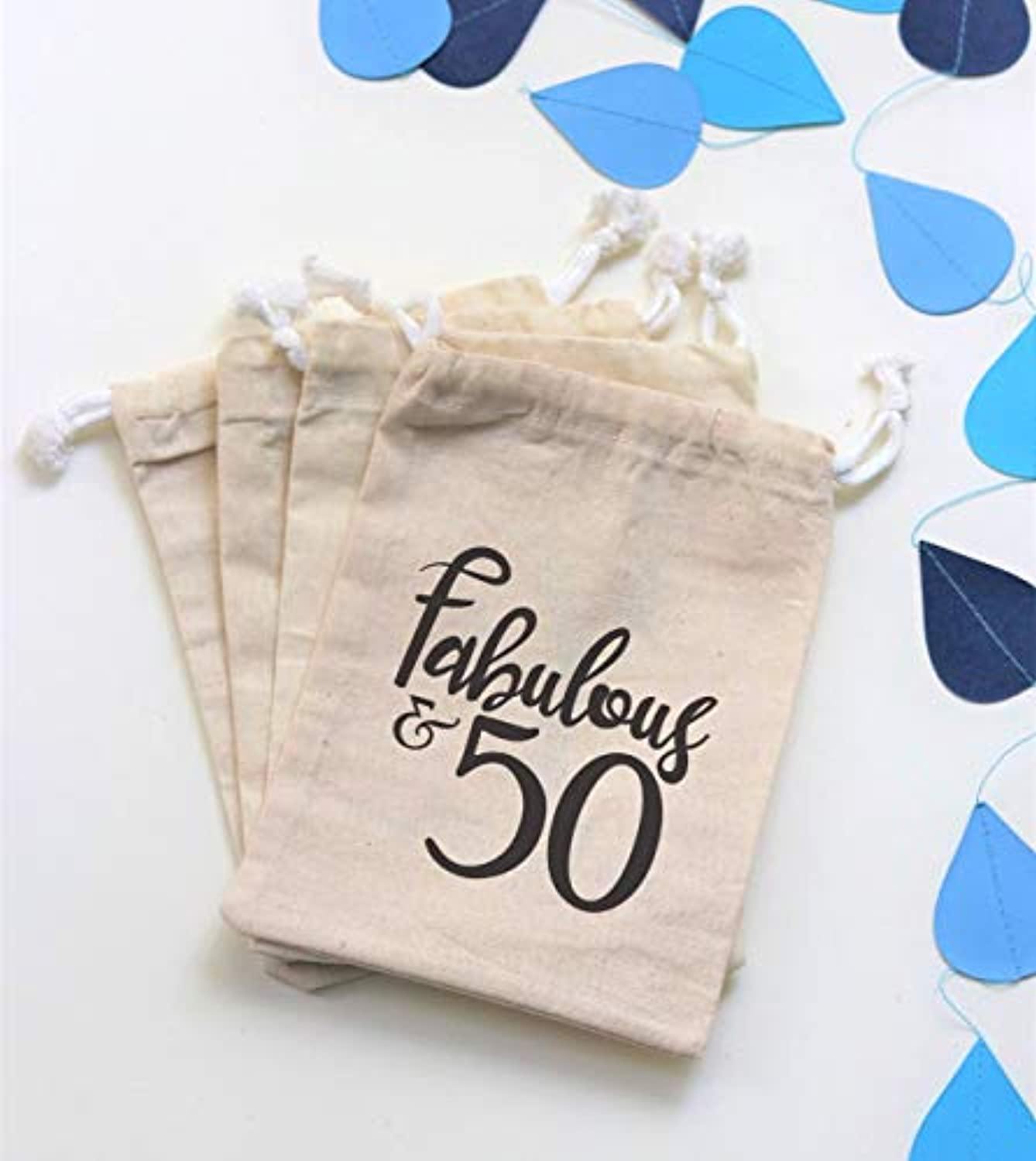 Fabulous Fifty 50th Birthday Party bag Favor Bags 50th Birthday