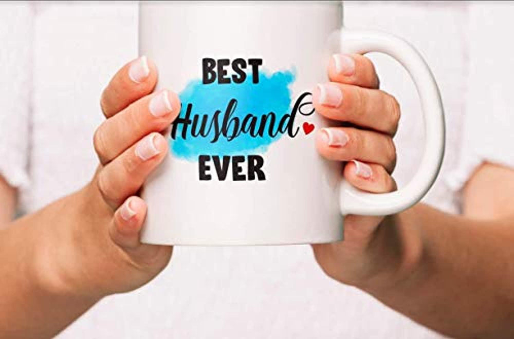 Ideas from Boston- BEST HUSBAND EVER mug, Husband coffee mug, Gift For my Husband, LoveQuotes, Mugs for Hubby, Ceramic coffee mugs - BOSTON CREATIVE COMPANY