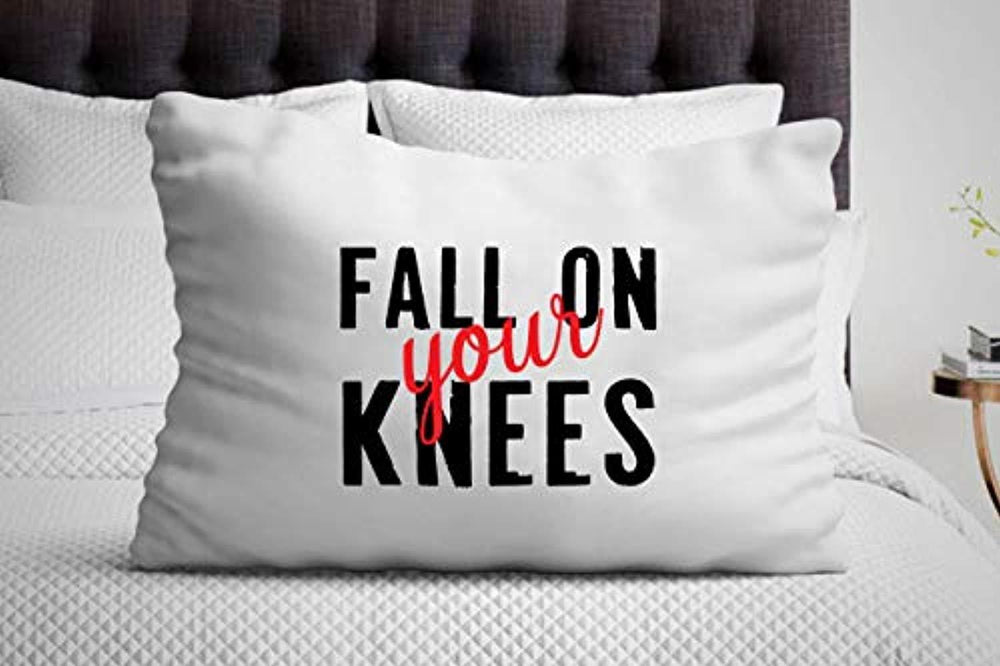 Fall On Your Knees Pillow Cover Anniversary gifts - BOSTON CREATIVE COMPANY