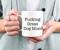 Best Dog Mom, Gift For DM, Funny Proposals, Mugs for Dog Mom, Ceramic Coffee Mugs - BOSTON CREATIVE COMPANY