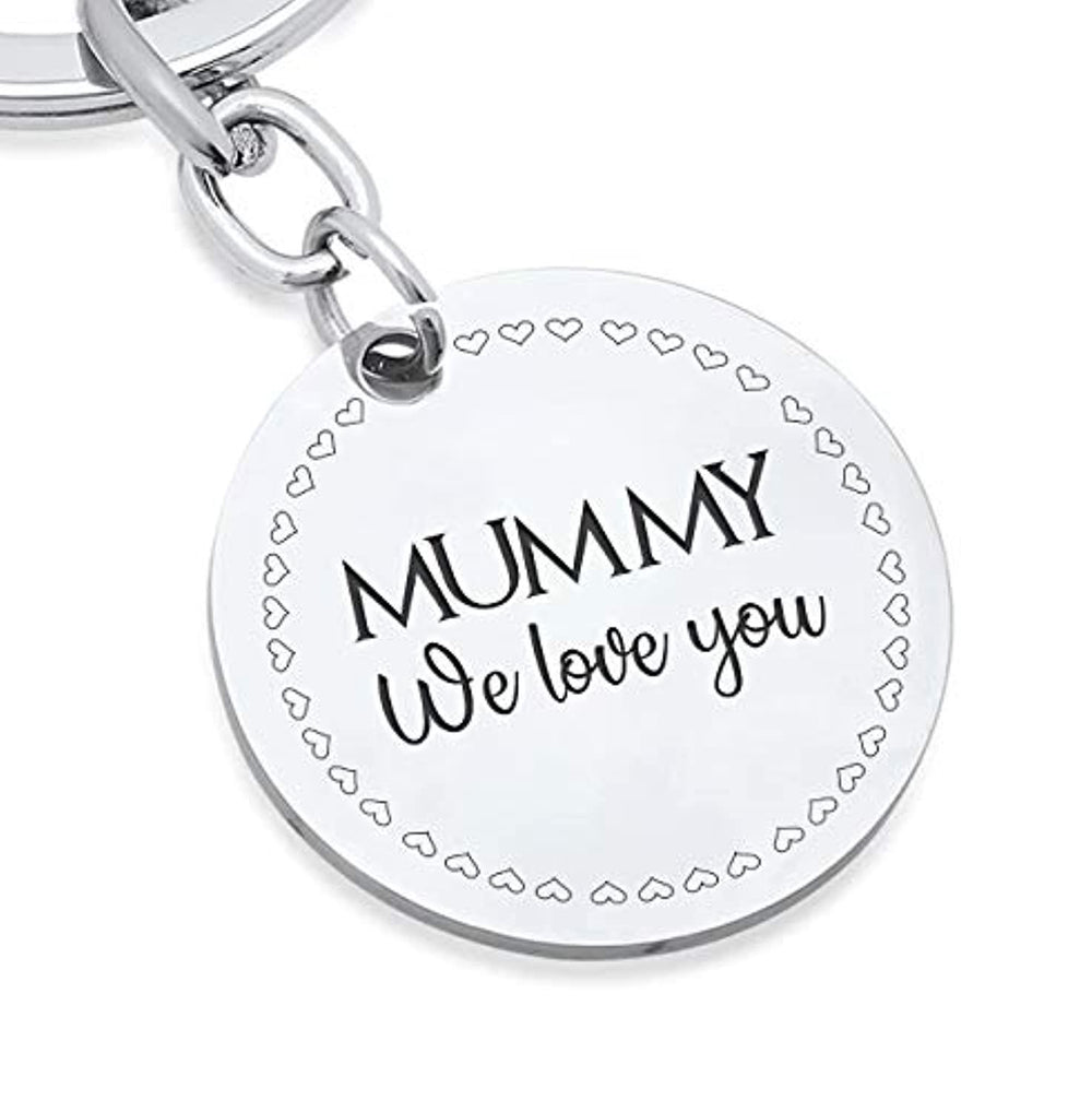 We Love You Mom Keychain Birthday Best Gifts for Mom - BOSTON CREATIVE COMPANY