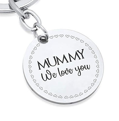 We Love You Mom Keychain Birthday Best Gifts for Mom - BOSTON CREATIVE COMPANY