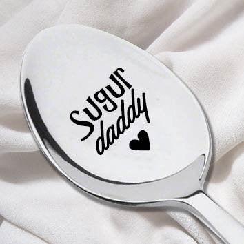 Sugar Daddy Spoon- Fathers Day Gift- Unique Gift - Housewarming Gift-Novelty - BOSTON CREATIVE COMPANY