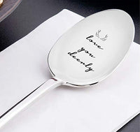 Love You Engraved Spoon Gift For Girlfriend - BOSTON CREATIVE COMPANY