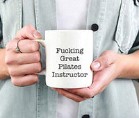 Funny Ceramic Coffee Mugs Gift For Pilates Instructor - BOSTON CREATIVE COMPANY