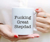 Ideas from Boston- FUCKING GREAT STEPDAD, Best Stepdad, Gift For father, Funny proposals, Mugs for Stepfather, Ceramic coffee mugs, Dad cup. - BOSTON CREATIVE COMPANY