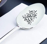 Mother's Day Gift from Daughter Son for Her Birthday/Thanksgiving-I Love You Mom Spoon - BOSTON CREATIVE COMPANY