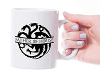 Game of Thrones Lovers Gifts | FATHER OF HOUSE  Coffee Mugs | Ceramic Coffee Mugs - BOSTON CREATIVE COMPANY