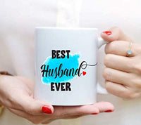 Ideas from Boston- BEST HUSBAND EVER mug, Husband coffee mug, Gift For my Husband, LoveQuotes, Mugs for Hubby, Ceramic coffee mugs - BOSTON CREATIVE COMPANY