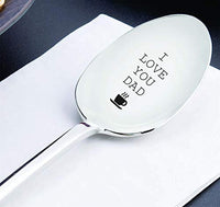 I Love You Dad Engraved Spoon Gift-Father's Day Gift Ideas Under 20 - BOSTON CREATIVE COMPANY