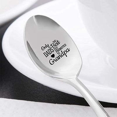 Surprise Pregnancy Announcement Engraved Spoon Gift For Grandpa - BOSTON CREATIVE COMPANY