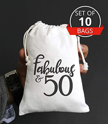 50th Birthday Party Ideas Favor Bags - BOSTON CREATIVE COMPANY