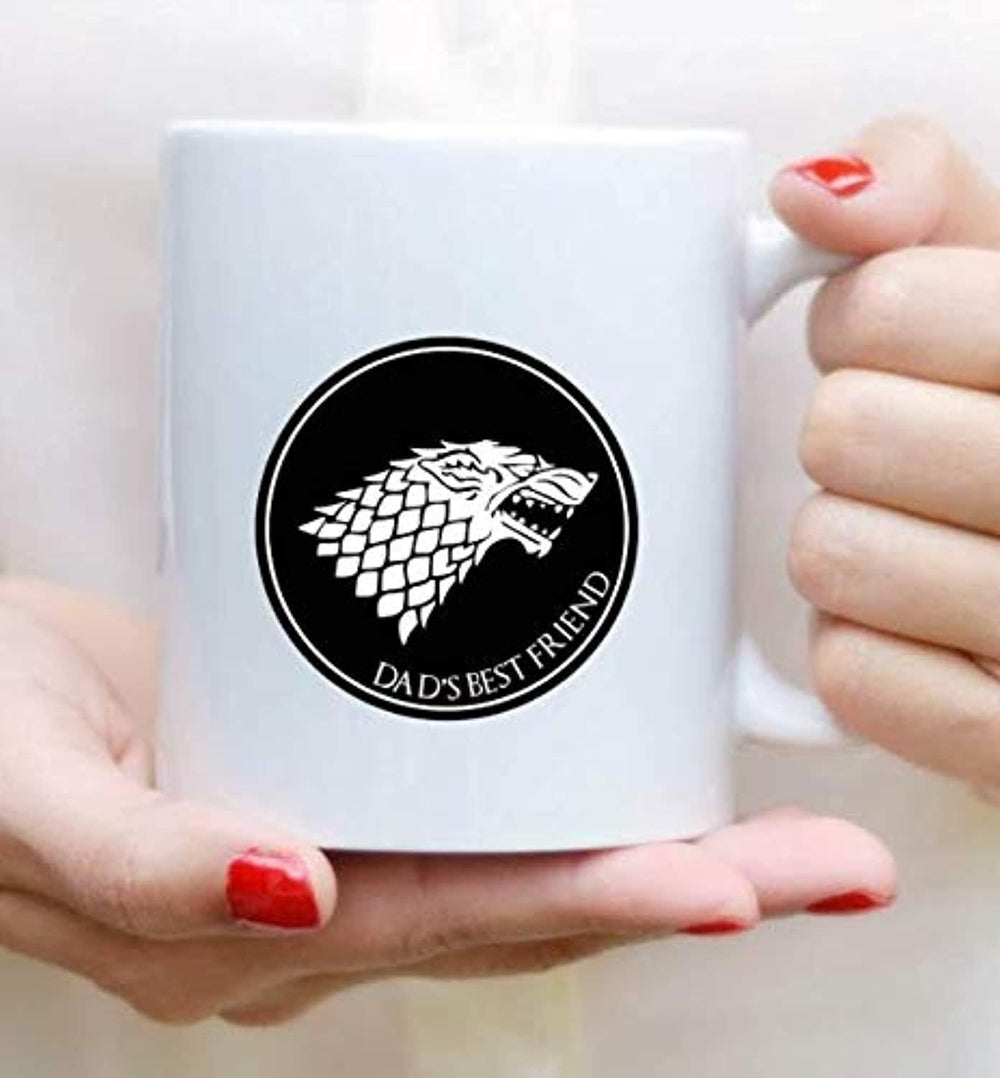 Ideas from Boston- Game of thrones mugs, Ceramic coffee Mugs DAD’S BEST FRIEND, GOT Gifts, Game of throne party decoration, Best Coffee Mugs - BOSTON CREATIVE COMPANY