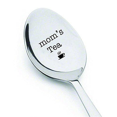 Moms Tea Engraved Spoon - Mom birthday gift - Mom gifts - Bestselling items - BOSTON CREATIVE COMPANY