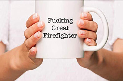 Fucking Great Firefighter Coffee Mug, Best Firefighter Him Her Coffee Cup 2020 - BOSTON CREATIVE COMPANY