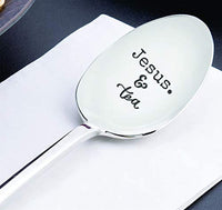 Christians Engraved Spoon Gift For Tea Lover | Religious Gift For Mom/Dad - BOSTON CREATIVE COMPANY