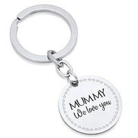 We Love You Mom Keychain Birthday Best Gifts for Mom - BOSTON CREATIVE COMPANY