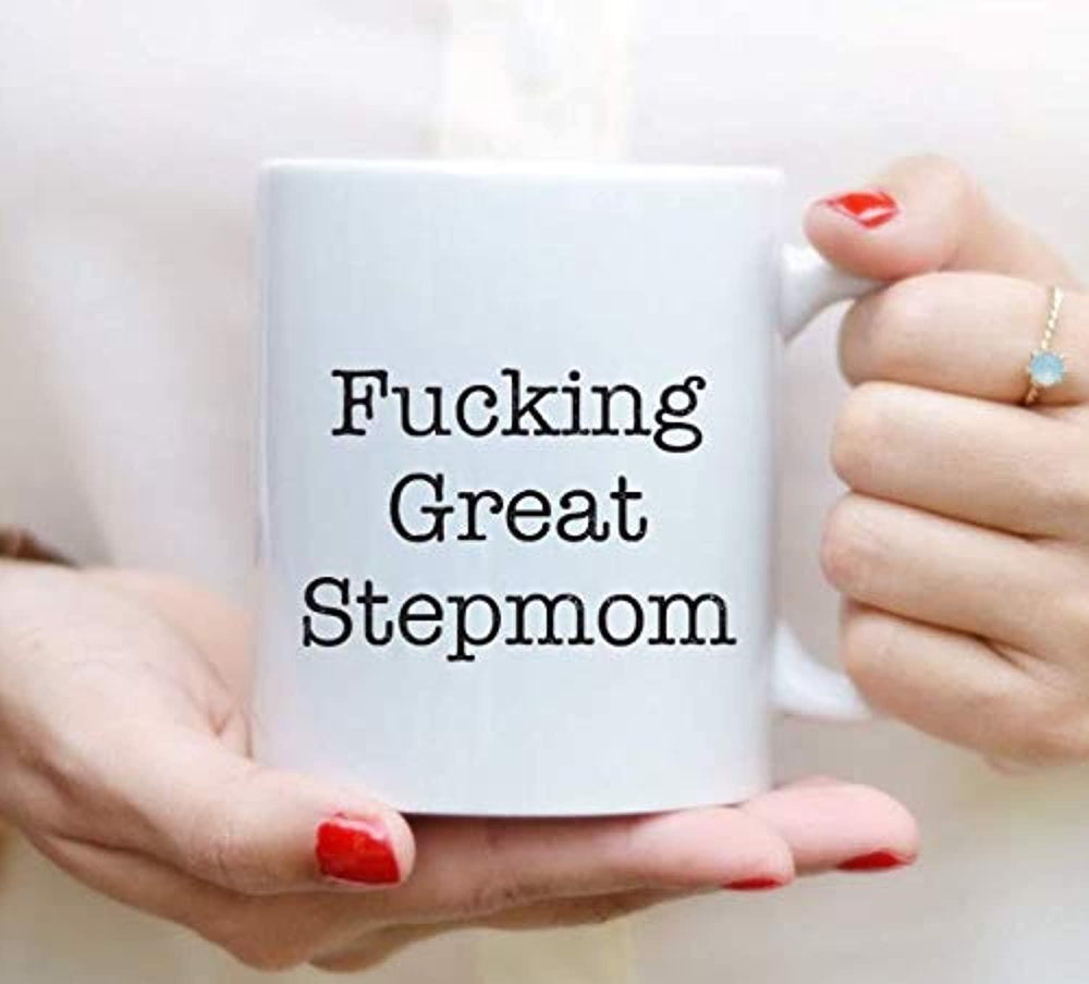 Engraved Funny Proposal Coffee Mugs for Step Mom - BOSTON CREATIVE COMPANY