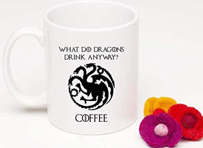Game of Thrones Ceramic Coffee Mug-Engraved Unique Gift Ideas for Friends - BOSTON CREATIVE COMPANY