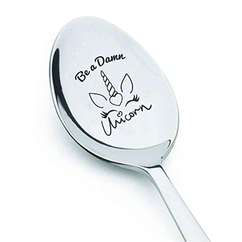 Engraved Spoon Gift For Unicorn Lover - BOSTON CREATIVE COMPANY