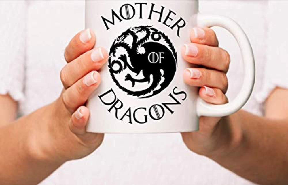 Mother Of Dragons Coffee Mugs | Funny Gifts to Mom |  Ceramic Coffee Mugs To Mothers - BOSTON CREATIVE COMPANY