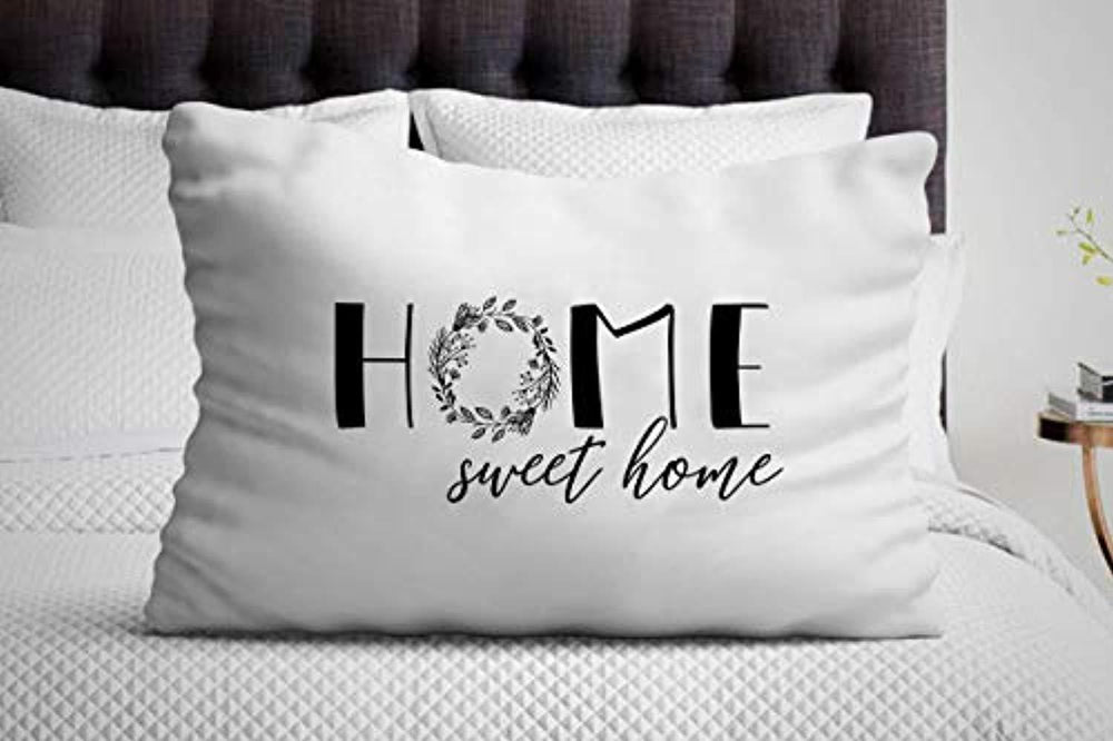 Home Sweet Home Pillow Cover| Decorative Pillow Cases |Housewarming Gift Ideas - BOSTON CREATIVE COMPANY