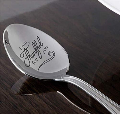 Engraved Teaspoon Personalized Thanksgiving Spoon-Best Selling Under 20 - BOSTON CREATIVE COMPANY