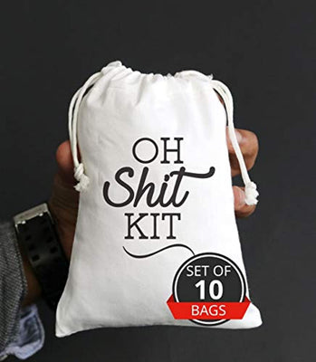 Bachelorette Party | Oh Shit Kit Customized Favor Bag - BOSTON CREATIVE COMPANY